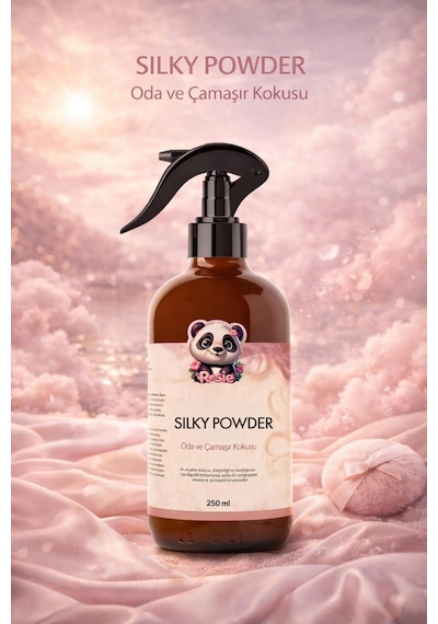 Rosie Silky Powder 250 Ml Sprey Ortam Ve Kumaş Kokusu, Bebek Pudrası Kokulu Ev Ve Tekstil Parfümü Fresh