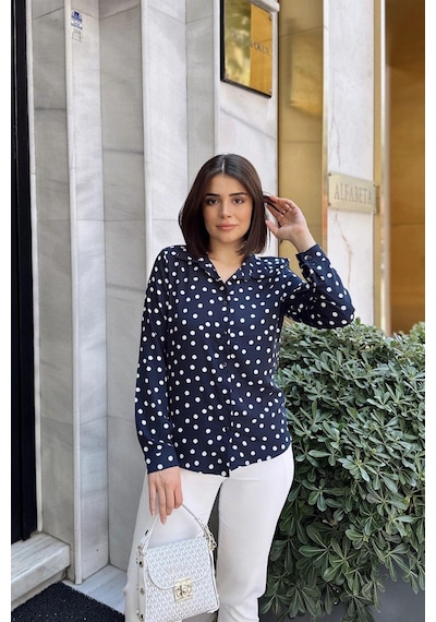 WeShaya Laci Klasik Yaka, Uzun Kol, Digital Baskılı Kumaş, Regular Kalıp/kesim, Gömlek Lacivert WeShaya Laci Klasik Yaka, Uzun Kol, Digital Baskılı Kumaş, Regular Kalıp/kesim, Gömlek Lacivert