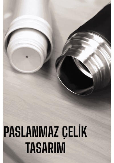 3 Bardaklı Termos Seti, 500 Ml Paslanmaz Çelik, Isı Korumalı Çok Renkli
