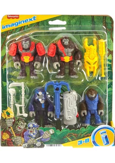 Imaginext Goril Komutan Maymun Ordusuna Karşı Aksiyon Figürü Seti