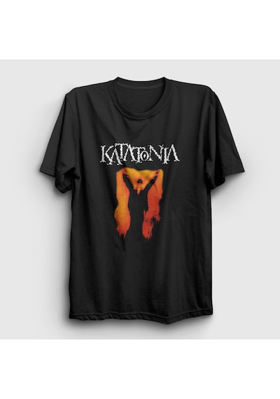 Presmono Unisex Discouraged Ones Katatonia T-shirt Siyah