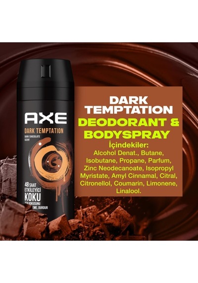 Erkek Deodorant Dark Temptation 150 Mll 3'lü Avantaj Paketi 8690637981494-003