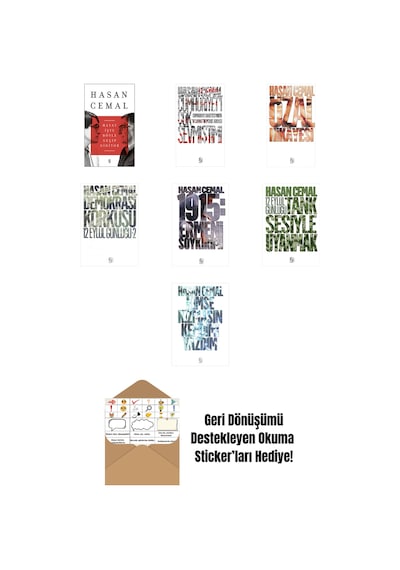 Hasan Cemal 7 Kitap Set + Okuma Sticker'ları