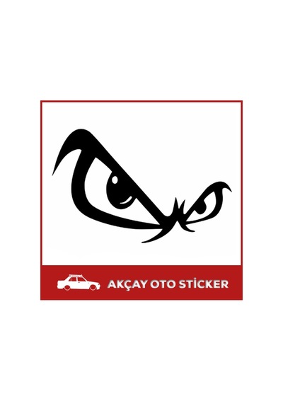 Bakan Göz Sticker Arkadan Bakan Sticker Araç Sticker Oto Sticker