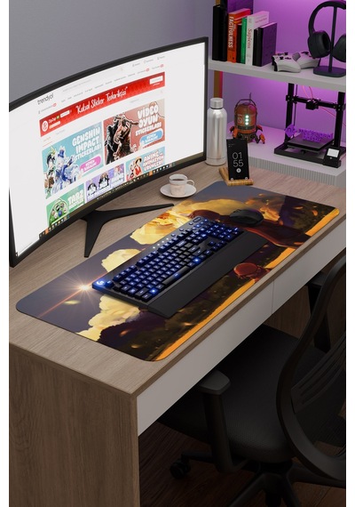 Clannad After Story Anime V1 - 90x40 Xxl Gaming Kauçuk Kaymaz Taban Mouse Pad Fare Altlığı