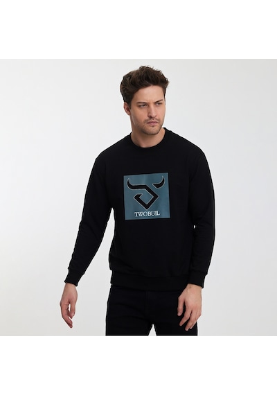 Twobull OSLO Erkek  Siyah Sweatshirt
