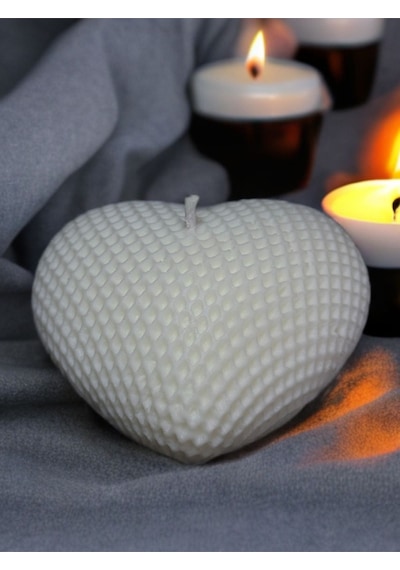 Bernami Mumluk Şamdanpinterest Hediyelik Kokulu Büyük Kalp Mum Diğer