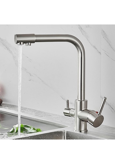 Venita Inox Arıtmalı Mutfak Bataryası 3 Yollu Dual Flow