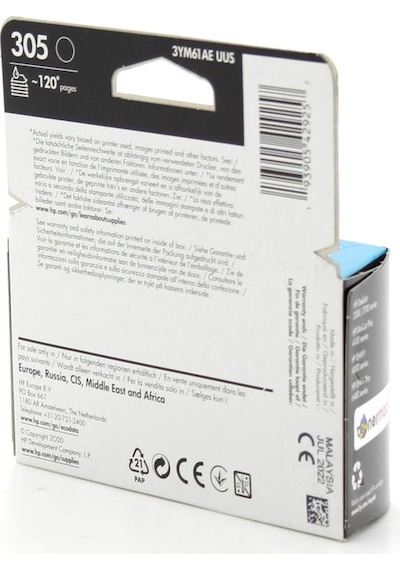 Hp 305 3Ym61Ae 3Ym60Ae  Paket