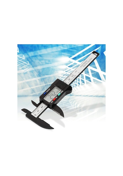 0-100mm Dijital Kumpas Elektronik Lcd Ekranlı Hassas Ölçüm Aleti Takı Ve Dıy İçin