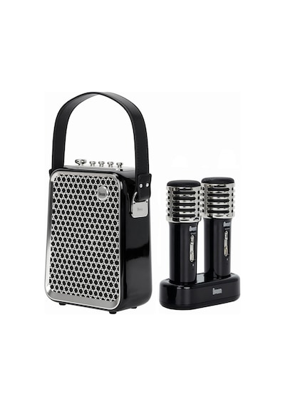 Divoom SongBird-HQ Çift Karaoke Mikrofonlu 6 Ses Efektli 50 W Taşınabilir Bluetooth Hoparlör