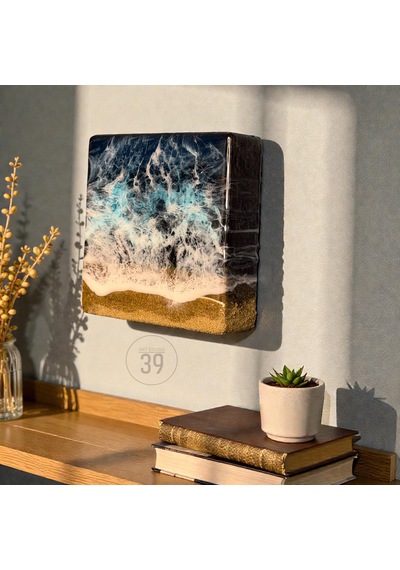 Atlantik Okyanusu İlhamlı Mini Epoksi Deniz Tablosu, El Yapımı Duvar Sanatı, 15x15 & 20x20 Cm Dekoratif Masa & Duvar Tablosu 1 Adet Atlantik Okyanusu İlhamlı Mini Epoksi Deniz Tablosu, El Yapımı Duvar Sanatı, 15x15 & 20x20 Cm Dekoratif Masa & Duvar Tablosu 1 Adet