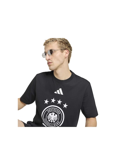 Black Adidas Erkek Almanya Futbol T-shırt Dfb Dna Gr Tee Kb4404 Siyah