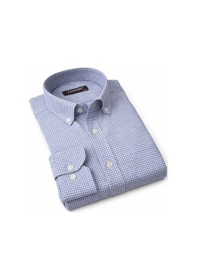 Lugon Klasik Regular Fit Uzun Kol Erkek Gömlek 7610 Mavi Lugon Klasik Regular Fit Uzun Kol Erkek Gömlek 7610 Mavi