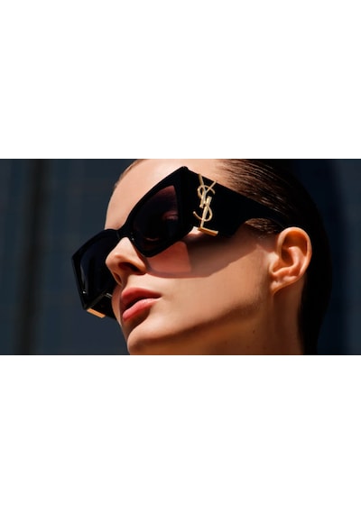 Saint Laurent Sl M119 Blaze 001 54 18 135 Gu036907 Güneş Gözlüğü Siyah