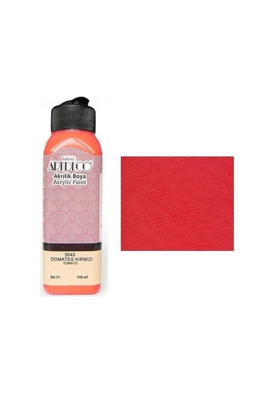 Artdeco Akrilik Boya 140 Ml Domates Kırmızı 070R-3043