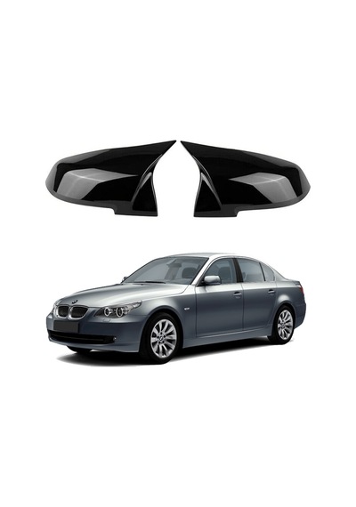 Bmw 5 Serisi E60 2005 2011 Yarasa Ayna Kapağı Siyah