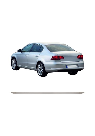 Volkswagen Passat B7 Uyumlu 2012-2015 Krom Bagaj Alt Çıtası Paslanmaz Çelik