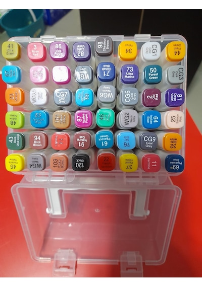 Touch Silky Çift Uçlu Artist Marker Kalemi 48'li