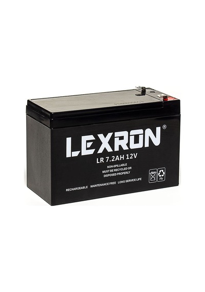 Lexron 12 V / 7.2 Ah Kuru Akü
