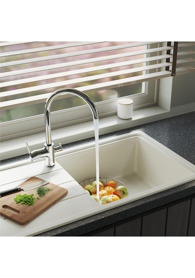 Aqua Bagno Adell Ronda Arıtma Çıkışlı 3/8 Mutfak Bataryası Krom