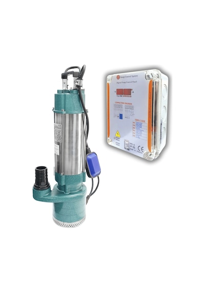 Varan Qdx 6-28/2-1.1a Koruma Panolu Temiz Su Yüksek İrtifa Dalgıç Pompa 1.5 Hp / 1.1 Kw, Monofaze 220 V