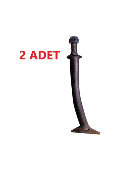 Pabuçlu Fiber Somunlu Tırmık Dişi-2 Adet