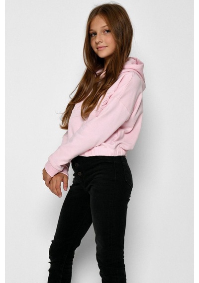 Miniğimin Cicileri Pineapple Kabartma Desenli Kız Çocuk Sweat... Pembe