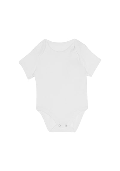Rolypoly Bebek Kısa Kol Body Beyaz