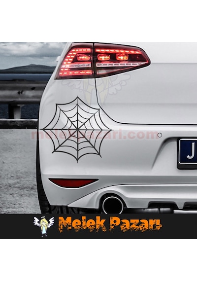 Örümcek Ağı Oto Sticker