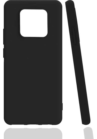 Tecno Camon 16 Premier Kılıf Biye Yumuşak Silikon Case Siyah