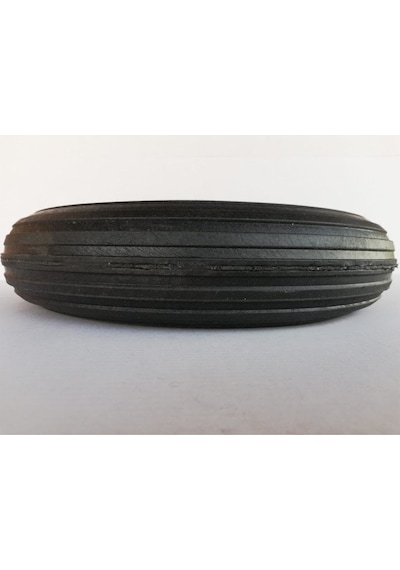 El Arabası Kauçuk Yük Taşıma Tekeri Burçlu Dubleks Dolgu Teker 335x70 Mm Plastik Gövdeli
