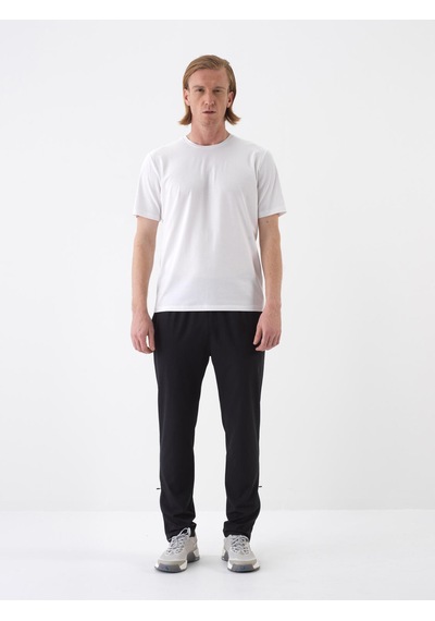 Xint Beyaz Pamuk Dokulu Slim Fit Tişört 502206