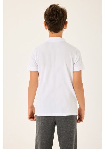 Rolypoly Erkek Çocuk Beyaz T-shirt 5274-49297 Beyaz