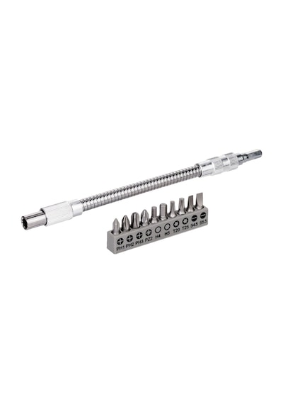 Bosch 11 Parça Metal Vidalama Ucu Seti + Uzatma Adaptörü 200mm - 2608522376