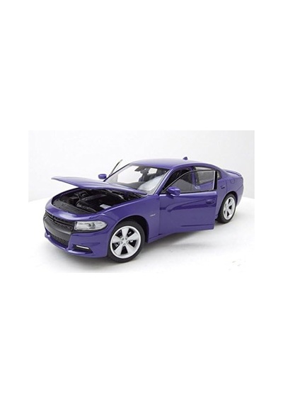 Dodge Charger R/t 2016 Lila, Model Araba 1:24 / Welly