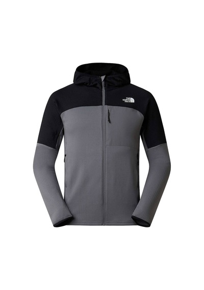 The North Face Polartec Powergrid Stormgap Hoodie Erkek Ceket Nf0a8g2wrpı1 Smoked Pearl/tnf Black