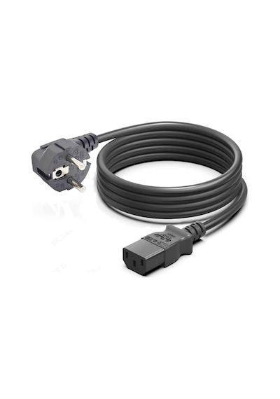Koodmax 2 Adet C13 Bakır Power Kablo Standart Kasa Monitör Elektrik Güç Kablosu 1.8 Mt