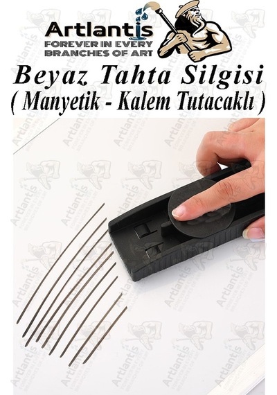 Yazı Tahta Silgisi Plastik Mıknatıslı 3 Adet Beyaz Yazı Tahtası Silgisi Manyetik Kaliteli Keçe Uçlu Silgi Okul Sınıf Diğer