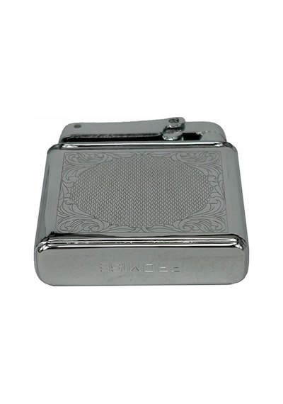 Retro Benzinli Çakmak Muhtar Çakmağı Gümüş Metal