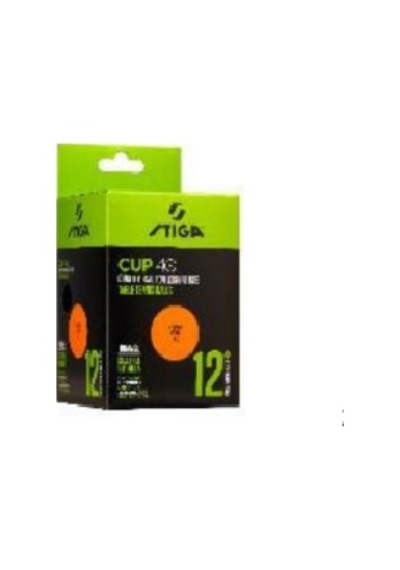 Stıga 1110-2503-12 Table Tenis Ball Cup Orange - Pinpon Topu Turuncu 12'li