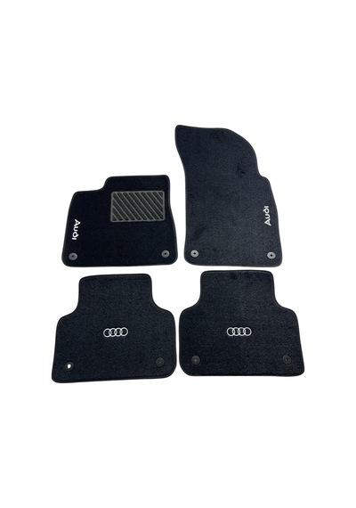 Oto Halı Paspas Audi A3 Hatchback 2013-2020 Uyumlu Sline Sport Kaymaz & Şık Tasarım