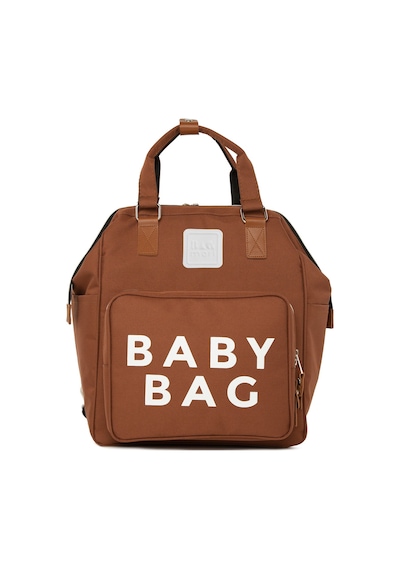 Bagmori Baby Bag Baskılı Cepli Anne Bebek Bakım Sırt  Çantası