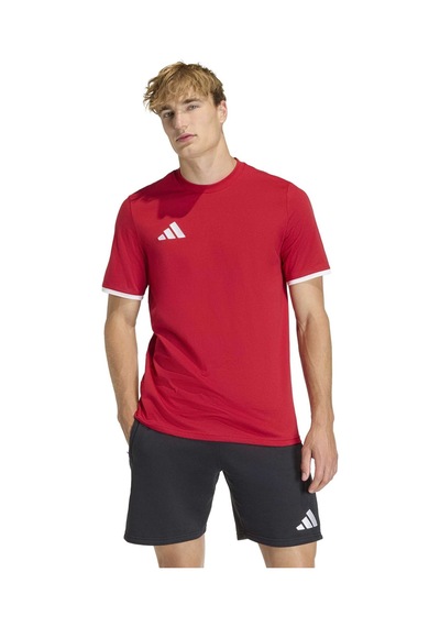 Tepore/whıte Adidas Erkek Futbol T-shirt Ent26 Tee Jz6676 KIrmızı