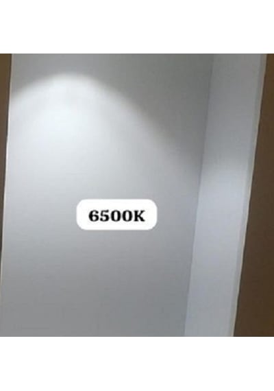 Dekoratif Led Aplik Krom Kaplama Renkli 75 Cm Aplik Beyaz Işık