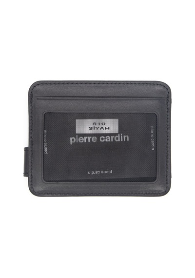 Pierre Cardin Siyah Unisex Deri Kartlık 0510 Siyah