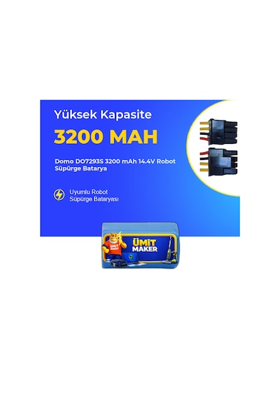 Domo Do7293s 3200 Mah 14.4v Robot Süpürge Batarya