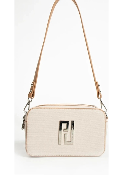 Just Polo Kadın Yeni Sezon Gofraj Baskılı Omuz Çantası 232053mh Krem - Camel