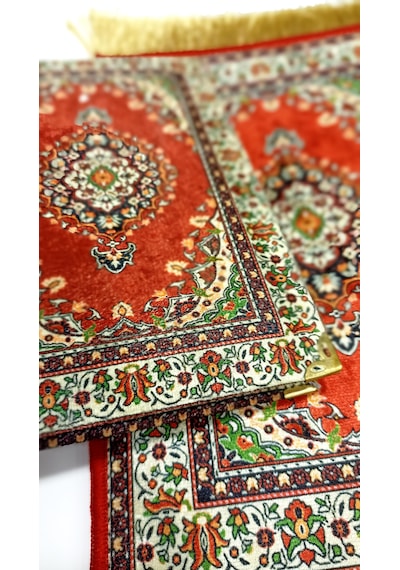 30x20 Cm Kilim Desenli Mause Pad Mouse Pad Bilgisayar + Defter