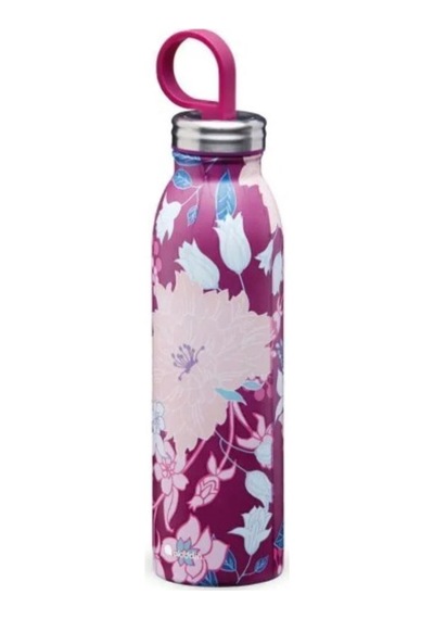 Aladdin X Naito Chilled Thermavac Paslanmaz Çelik Su Şişesi 0.55 Lt Pembe Siyah